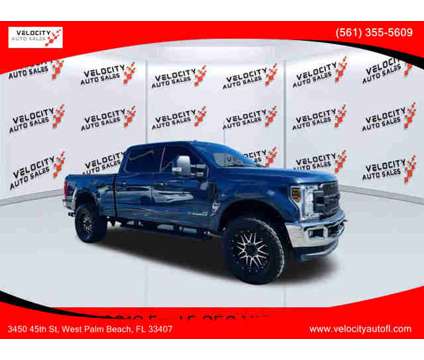 2018 Ford F350 Super Duty Crew Cab for sale is a Blue 2018 Ford F-350 Super Duty Car for Sale in West Palm Beach FL