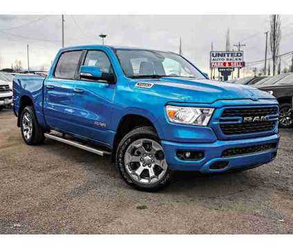 2022 Ram 1500 Crew Cab for sale is a Blue 2022 RAM 1500 Model Car for Sale in Anchorage AK