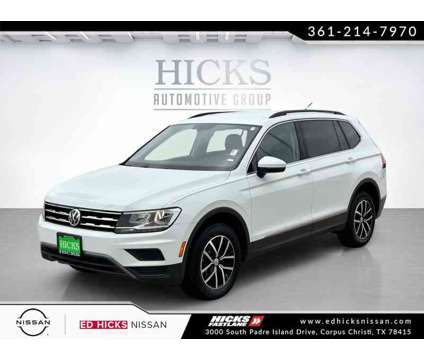 2021UsedVolkswagenUsedTiguanUsed2.0T 4MOTION is a White 2021 Volkswagen Tiguan Car for Sale in Corpus Christi TX
