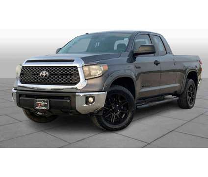 2018UsedToyotaUsedTundraUsedDouble Cab 6.5 Bed 5.7L FFV (Natl) is a Grey 2018 Toyota Tundra Car for Sale in Houston TX