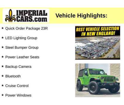 2019UsedJeepUsedWranglerUsed4x4 is a 2019 Jeep Wrangler Rubicon Car for Sale in Mendon MA