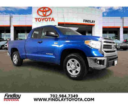2016UsedToyotaUsedTundraUsedDouble Cab 5.7L V8 6-Spd AT is a Blue 2016 Toyota Tundra SR5 Truck in Henderson NV
