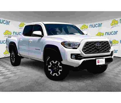2021UsedToyotaUsedTacomaUsedDouble Cab 5 Bed V6 AT (Natl) is a White 2021 Toyota Tacoma Car for Sale in Norwood MA