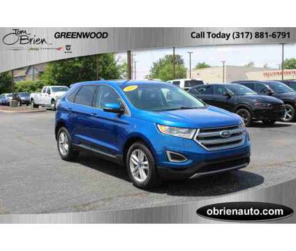2018UsedFordUsedEdgeUsed4dr FWD is a Blue 2018 Ford Edge SUV in Greenwood IN