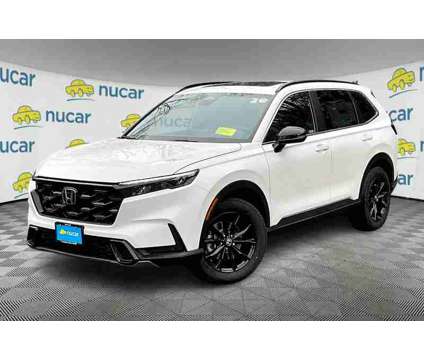2024NewHondaNewCR-V HybridNewAWD is a Silver, White 2024 Honda CR-V Car for Sale in Westford MA