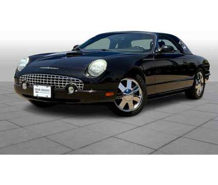 2002UsedFordUsedThunderbirdUsed2dr Conv is a Black 2002 Ford Thunderbird Car for Sale in Lubbock TX