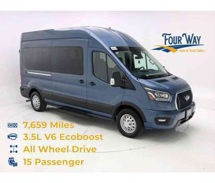 Used 2023 FORD T350 TRANSIT HIGH ROOF AWD For Sale is a Blue 2023 Van in New Holland PA