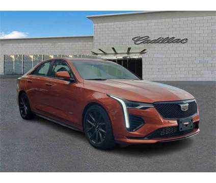 2022 Cadillac CT4-V V-Series is a Orange 2022 Car for Sale in Trevose PA