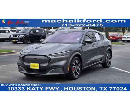 2021 Ford Mustang Mach-E Premium is a Grey 2021 Ford Mustang Car for Sale in Houston TX