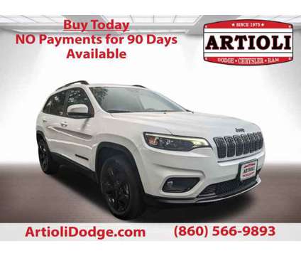 2021 Jeep Cherokee Altitude is a White 2021 Jeep Cherokee Altitude Car for Sale in Enfield CT
