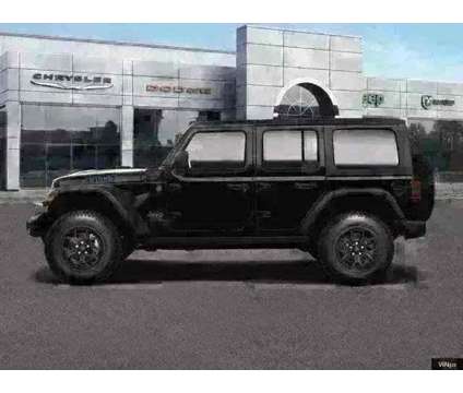 2024 Jeep Wrangler 4xe Willys is a Black 2024 Jeep Wrangler Car for Sale in Somerville NJ