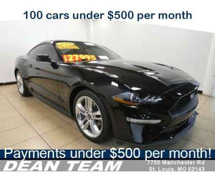 2020 Ford Mustang EcoBoost Premium is a Black 2020 Ford Mustang EcoBoost Car for Sale in Saint Louis MO