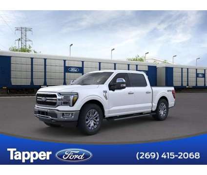 2024 Ford F-150 LARIAT is a White 2024 Ford F-150 Lariat Car for Sale in Paw Paw MI