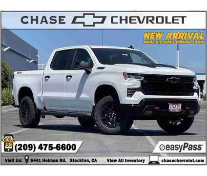 2024 Chevrolet Silverado 1500 LT Trail Boss is a White 2024 Chevrolet Silverado 1500 LT Car for Sale in Stockton CA