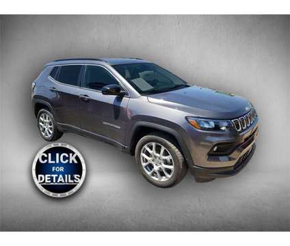 2022 Jeep Compass Latitude Lux is a Grey 2022 Jeep Compass Latitude Car for Sale in Lubbock TX