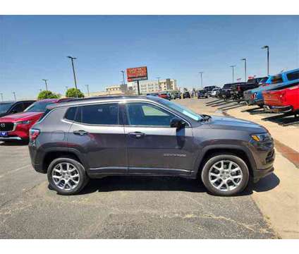 2022 Jeep Compass Latitude Lux is a Grey 2022 Jeep Compass Latitude Car for Sale in Lubbock TX