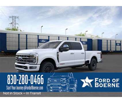 2024 Ford F-250SD Platinum is a White 2024 Ford F-250 Platinum Truck in Boerne TX