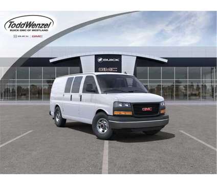 2024 GMC Savana 3500 Work Van is a White 2024 GMC Savana 3500 Work Van Van in Westland MI