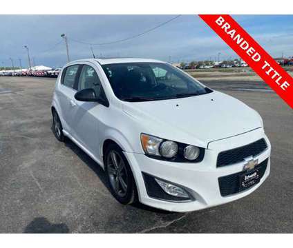 2013 Chevrolet Sonic RS is a White 2013 Chevrolet Sonic RS Hatchback in Council Bluffs IA