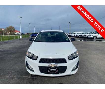 2013 Chevrolet Sonic RS is a White 2013 Chevrolet Sonic RS Hatchback in Council Bluffs IA