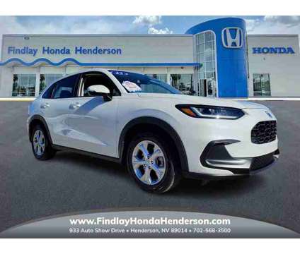 2023 Honda HR-V LX is a Silver, White 2023 Honda HR-V LX SUV in Henderson NV