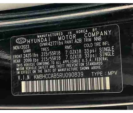 2024 Hyundai Kona SEL is a Black 2024 Hyundai Kona SEL SUV in Omaha NE