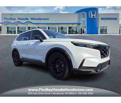 2024 Honda CR-V Hybrid Sport-L is a Silver, White 2024 Honda CR-V Hybrid in Henderson NV