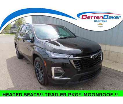 2023 Chevrolet Traverse RS is a Black 2023 Chevrolet Traverse RS SUV in Cadillac MI