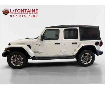 2019 Jeep Wrangler Unlimited Sahara is a White 2019 Jeep Wrangler Unlimited Sahara SUV in Walled Lake MI