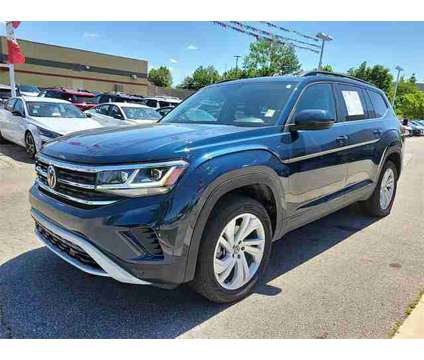 2022 Volkswagen Atlas 3.6L V6 SE w/Technology is a Blue 2022 Volkswagen Atlas SUV in Cullman AL