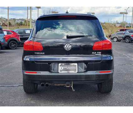 2015 Volkswagen Tiguan SE 4Motion is a Black 2015 Volkswagen Tiguan SE SUV in Colorado Springs CO