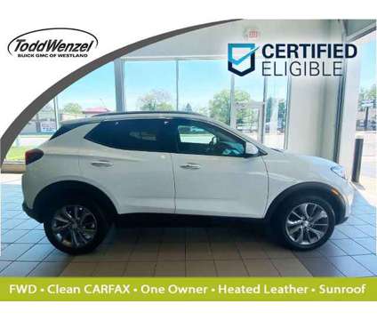 2022 Buick Encore GX Essence FWD, 1 OWN, LEATHER, SUV is a White 2022 Buick Encore Essence SUV in Westland MI