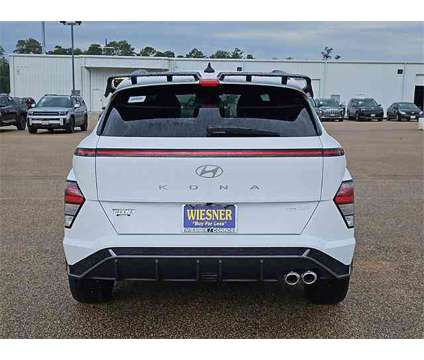 2024 Hyundai Kona N Line is a White 2024 Hyundai Kona SUV in Conroe TX