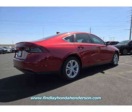 2024 Honda Accord LX is a Red 2024 Honda Accord LX Sedan in Henderson NV