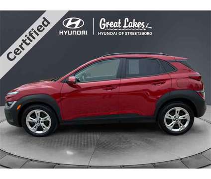 2022 Hyundai Kona SEL is a Red 2022 Hyundai Kona SEL SUV in Streetsboro OH