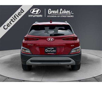 2022 Hyundai Kona SEL is a Red 2022 Hyundai Kona SEL SUV in Streetsboro OH