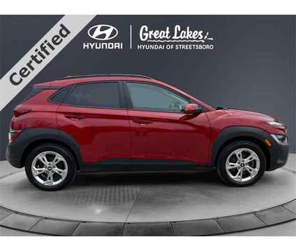 2022 Hyundai Kona SEL is a Red 2022 Hyundai Kona SEL SUV in Streetsboro OH