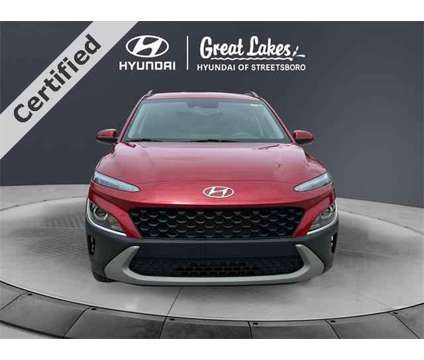 2022 Hyundai Kona SEL is a Red 2022 Hyundai Kona SEL SUV in Streetsboro OH