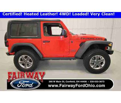2018 Jeep Wrangler Rubicon is a Red 2018 Jeep Wrangler Rubicon SUV in Canfield OH