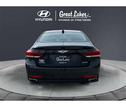 2016 Hyundai Genesis 3.8 is a Black 2016 Hyundai Genesis 3.8 Trim Sedan in Streetsboro OH