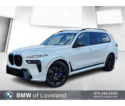 2025 BMW X7 M60i is a White 2025 SUV in Loveland CO