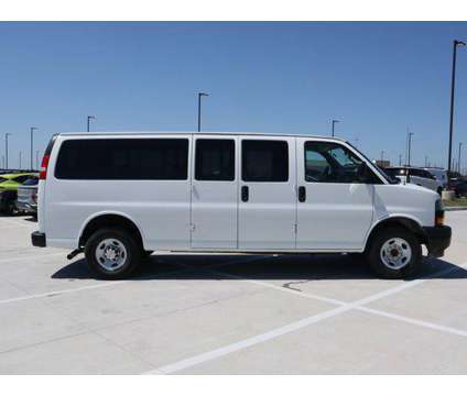 2023 Chevrolet Express Passenger RWD 3500 Extended Wheelbase LS is a White 2023 Chevrolet Express Van in Friendswood TX