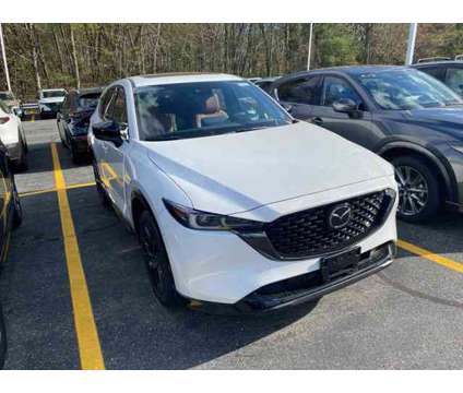 2024 Mazda CX-5 2.5 Carbon Turbo is a White 2024 Mazda CX-5 SUV in Shrewsbury MA