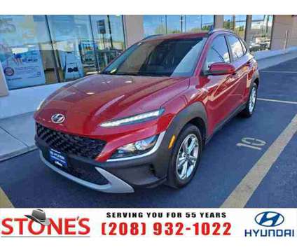 2022 Hyundai Kona SEL is a Red 2022 Hyundai Kona SEL SUV in Pocatello ID