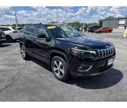 2021 Jeep Cherokee Limited 4X4 is a Black 2021 Jeep Cherokee Limited SUV in Dubuque IA