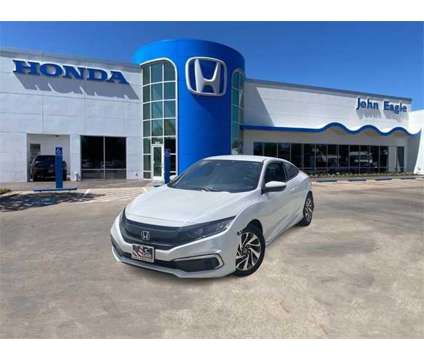 2020 Honda Civic LX is a Silver, White 2020 Honda Civic LX Coupe in Dallas TX