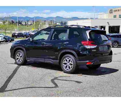 2021 Subaru Forester Premium is a Black 2021 Subaru Forester 2.5i SUV in Littleton CO