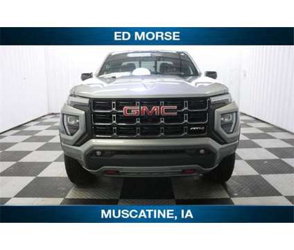 2023 GMC Canyon AT4 is a Silver 2023 GMC Canyon Truck in Muscatine IA