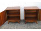 Young Manufacturing Mid Century Nightstands Side End Bedside Tables a Pair 5387