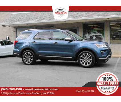 2018 Ford Explorer for sale is a Blue 2018 Ford Explorer Car for Sale in Stafford VA